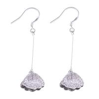 Cubic Zirconia Micro Pave Brass Earring, fashion jewelry & micro pave cubic zirconia & for woman 