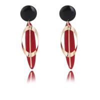 Wood Earring, Zinc Alloy, with Wood, for woman 