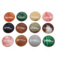 Gemstone Cabochons, Round, polished, DIY 25*7mm 