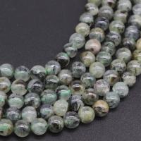 Pierre raisin naturelle, Prehnite nature, Rond, poli, DIY & normes différentes pour le choix, multicolore, Vendu par brin