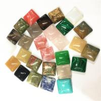 Gemstone Cabochons, Natural Stone, Square, polished 