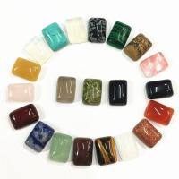 Gemstone Cabochons, Natural Stone, Rectangle, polished 