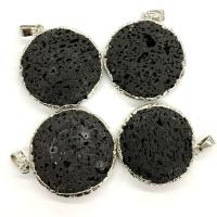 Lava Pendants, with Zinc Alloy, Unisex 