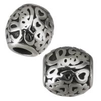 Stainless Steel Beads, 316 Stainless Steel, blacken Approx 4mm 