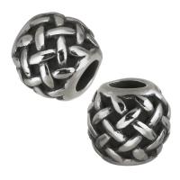 Stainless Steel Beads, 316 Stainless Steel, blacken Approx 4mm 