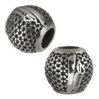 Stainless Steel Beads, 316 Stainless Steel, Round, blacken Approx 4.5mm 