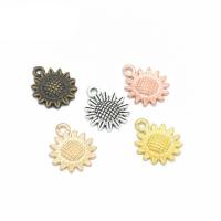 亜鉛合金花模様のペンダント, 亜鉛合金, 花形, メッキ, 無色 穴:約 2mm, 売り手 パソコン