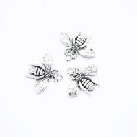 Zinc Alloy Jewelry Pendants, Bee, antique silver color plated Approx 2mm 