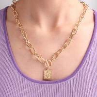 Zinc Alloy Necklace, fashion jewelry, golden 