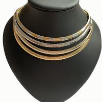 Collier de vetement, acier inoxydable, Placage, bijoux de mode & normes différentes pour le choix & pour femme, plus de couleurs à choisir, Vendu par brin