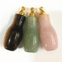 Natural Stone Perfume Bottle Pendant, Unisex 