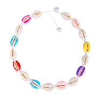 Collier de coquillages, coquille, pour femme & émail, multicolore .5 pouce, Vendu par brin