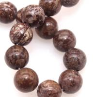 Snowflake Obsidian Bead, Round, polished, DIY 