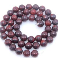 Brecciated Jasper Beads, Jasper Brecciated, Round, polished, DIY red 