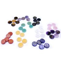 Gemstone Cabochons, Natural Stone, Flat Round 