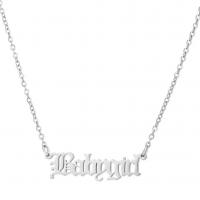 Stainless Steel Jewelry Necklace, fashion jewelry & for woman 