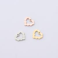 pendentifs de cœur en inox , acier inoxydable, poli, DIY, plus de couleurs à choisir, Vendu par PC