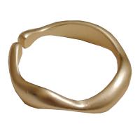 Zinklegierung Manschette Fingerring, goldfarben plattiert, für Frau, 21mm, Innendurchmesser:ca. 17mm, verkauft von PC