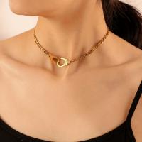 Zinc Alloy Necklace, fashion jewelry, golden 