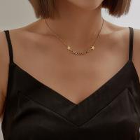 Zinc Alloy Necklace, fashion jewelry, golden 