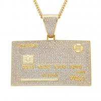 Cubic Zircon Micro Pave Brass Necklace, with Cubic Zirconia, fashion jewelry & Unisex 