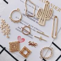 Zinc Alloy Jewelry Pendants, gold color plated, DIY 