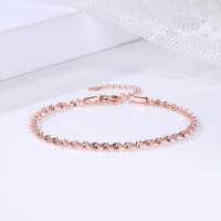 Brass Bracelets, fashion jewelry 2.7mm    16+5cm 