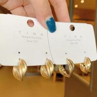 Zinc Alloy Hoop Earring, fashion jewelry 