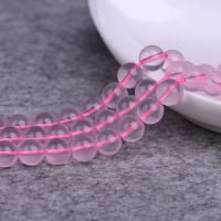 Natural Rose Quartz Beads, Round, polished, DIY pink 