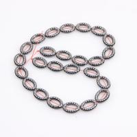 Perles hématite non-magnétique, hématite non magnétique, ovale, Placage, DIY Vendu par brin