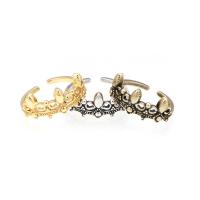 Messing Manschette Fingerring, plattiert, Modeschmuck, keine, verkauft von PC