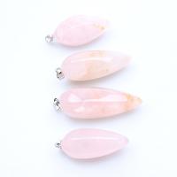 Pendentifs quartz naturel, quartz rose, DIY, rose Vendu par PC