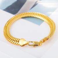 Brass Bracelets, plated, fashion jewelry & for woman 