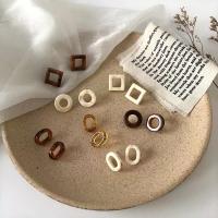 Acrylic Stud Earring, Zinc Alloy, with Acrylic, fashion jewelry 2CM  1.9CM 