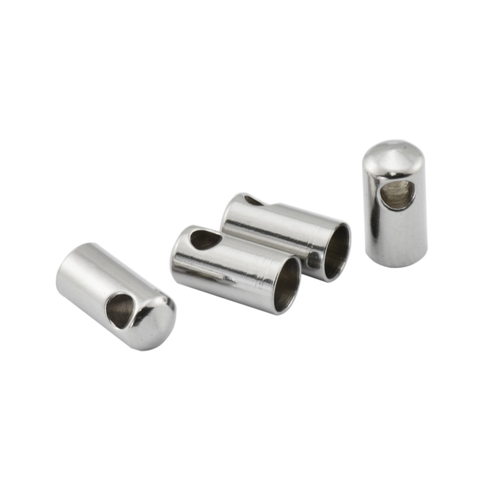 Stainless Steel End Caps, Column, different size for choice, original color, Sold By PC