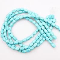 Synthetic Turquoise Beads, Synthetic Blue Turquoise, polished, DIY dark green 