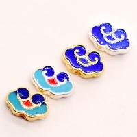 Cloisonne Beads, Zinc Alloy, with enamel, fashion jewelry & DIY 