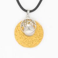 Lava Pendants, with Zinc Alloy, fashion jewelry 