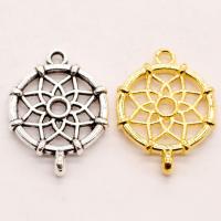 Zinc Alloy Charm Connector, fashion jewelry & DIY & hollow 