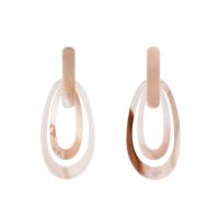 Acrylic Drop Earring, plated, fashion jewelry & for woman 