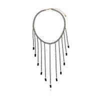 Fashion Fringe Necklace, Zinc Alloy, painted, fashion jewelry 