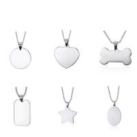 Stainless Steel Pendants, fashion jewelry & Unisex 