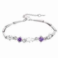 Zinc Alloy Rhinestone Bracelets, with Rhinestone, fashion jewelry 16+5cm 