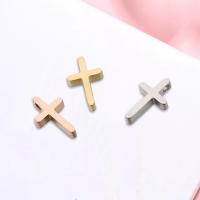 Stainless Steel Cross Pendants, fashion jewelry & DIY 