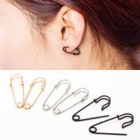 Pendientes de Perno de Aleación de Zinc, chapado, para mujer, más colores para la opción, 21mm, Vendido por Par