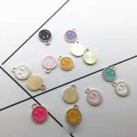 Zink Legierung Emaille Anhänger , Zinklegierung, goldfarben plattiert, DIY, keine, 12x15mm, 20PCs/Tasche, verkauft von Tasche