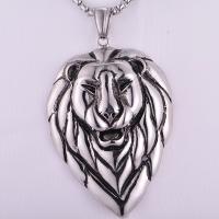 Pendentifs en titane, Acier titane, lion, Placage, pour homme Vendu par PC