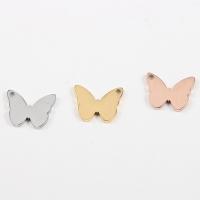 Stainless Steel Pendants, Butterfly, DIY Approx 1.6mm 