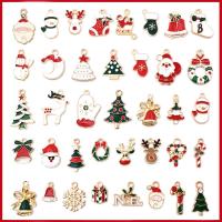 Zinc Alloy Christmas Pendants, plated, DIY & enamel 10-25mm 