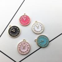 Zinc Alloy Enamel Pendants, gold color plated, DIY 